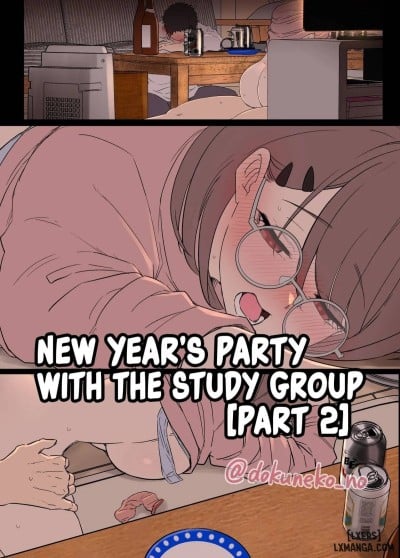 New Year’s Party With The Study Group Part 1+2